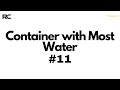 LeetCode 11 - Container With Most Water | Two Pointers | DSA (Python)