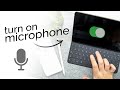 How to Turn On Microphone on iPad (tutorial)