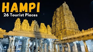 HAMPI History in Hindi | Hampi Tourist Places | 26 Amazing Visiting Places in Hampi