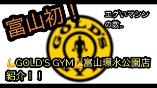 【ジムレビュー】ゴールドジム富山環水公園店　紹介！【富山】