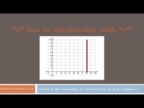 What are vertical lines called?