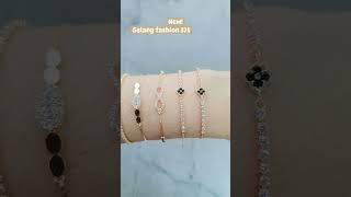 Mei 2024New!Gelang fashion serut emas 375 8kKanan   kiri2gr Rp 1 180 000  10162749 Panjang 19 5 c