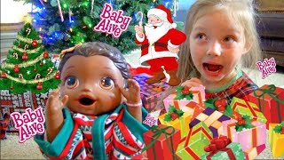 baby alive christmas morning