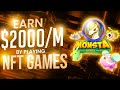 Top 10 NFT Games Where You Can Earn Up To $2000 Per Month!