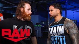 Sami Zayn is angry at Jey Uso for KO being traded to SmackDown: Raw highlights, Oct. 16, 2023