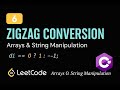 LeetCode 6: Zigzag Conversion | C# Solution | String Manipulation