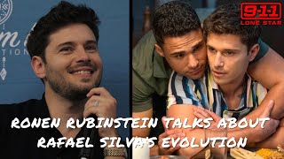 Ronen Rubinstein says how proud he's of Rafael Silva \u0026 talks about TK's evolution in 911 Lone Star