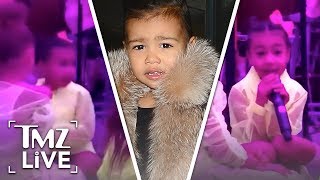 North West Shows Of Her Singing Talents | TMZ Live