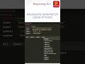 Password Generator Using Python | Python | Practically
