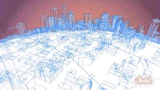 CyberCity 3D - Seattle Wireframe City Model