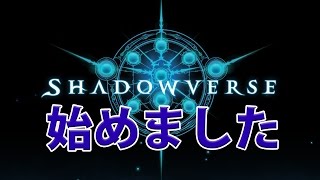 なんだかんだ、遅くに開始　【シャドウバース】