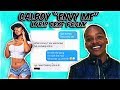 CALBOY "ENVY ME" LYRIC TEXT PRANK ON MY FRIEND