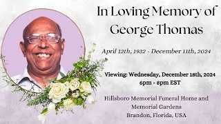 George Thomas Viewing Service