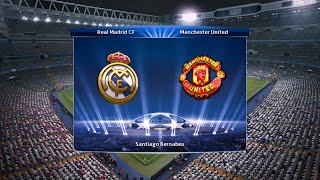 PES 2013 | Real Madrid vs Manchester United | UEFA Champions League - Full Match \u0026 Gameplay