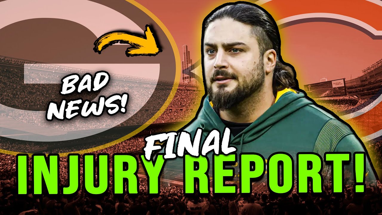 Packers FINAL Injury Report Vs Bears! Bad News For David Bakhtiari ...