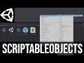 Intro to Scriptable Objects in Unity (Reusable Data Stores)