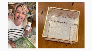 Pop Up Lesson - Easy Glass Etching with Stencils | Magnolia Design Co