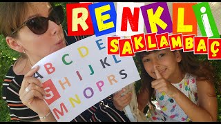 (YENİ) RENKLERLE SAKLAMBAÇ  Elif ile Eğlenceli Video #EvdeKal #SendeOyna