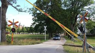 Gammal järnvägsövergång vid Gripsholmsskolan / Swedish vintage railroad crossing