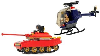 Build Your Own Lego Tank: Unboxing Sluban police M38-B0658 The Tank Chase