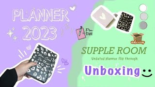 2023 Supple Room undated planner✨|Unboxing💌 \u0026Flip through🌷|Affordable planner 799/-🌻 #2023 #planner