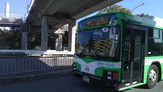 【神回】神戸市営バス　いすゞエルガ868号車　回送　名谷駅にて　@MOMOTARO0724　@KOBETETSUDOU　@KOBEYAMATE724