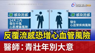 反覆流感恐增心血管風險 醫師：青壯年別大意