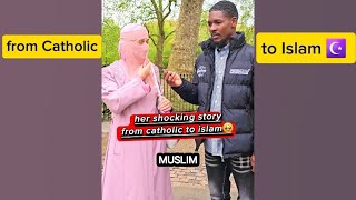 her shocking story from christian Catholic to Islam 🥹😭 all muslims and christians need to see it 🥹