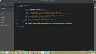 18 Tooltip Widget (Complete JQuery And JQuery UI Course For Beginner)
