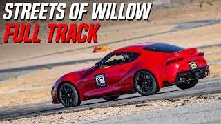 Supra @ Streets of Willow (Full Track Footage)