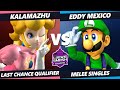 Ludwig Invitational - Kalamazhu (Peach) Vs. Eddy Mexico (Luigi) SSBM Melee Tournament