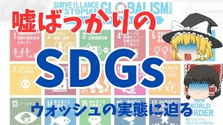 【ゆっくり解説】嘘ばっかりのSDGs～SDGsウォッシュをゆっくりで解説～