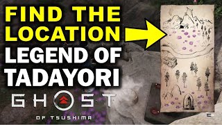 Find the Location Shown on the Map \u0026 Enter Tadayori's Rest | Legend of Tadayori | Ghost of Tsushima