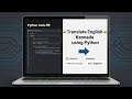 Build a Language Translator App in Python | Tkinter GUI Project #python #ai #translation #viral 