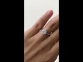 besbelle 0.5 ct.tw flower cluster solitaire engagement ring