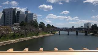 開通！桜城橋_The sakura-no-shiro bridge opened on March 22