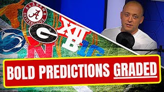 Josh Pate On Bold Predictions REVISITED - Part 13 (Late Kick Cut)