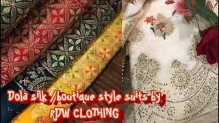 Dola silk/boutique special suits (RDW CLOTHING)