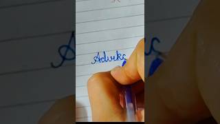 Advika In cursive writting#calligraphy #cursivewriting #anmolhandwritting #viralshorts #names#shorts