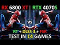 RX 6800 XT vs RTX 4070 SUPER | Test in 14 Games | 1440p - 2160p | How Big Is The Difference? | 2024