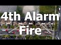 North York: Full length feature 4 alarm townhouse fire drone + ground video 6-6-2023