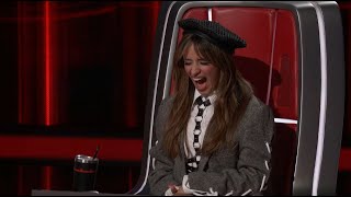 Camila Cabello reacts to Parijita Bastola performance on The Voice