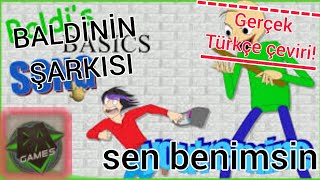 Baldi You are mine / Gerçek Türkçe Çeviri / @dagames @BTD6BOi ToaLoa