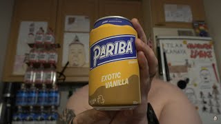 Juomatesti: Pariba Sparkling Exotic Vanilla Zero