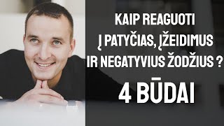 KAIP REAGUOTI Į PATYČIAS ?