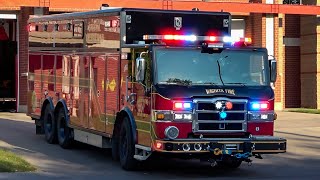 [STATION ALARM] - WICHITA Fire | RESCUE 1 \u0026 Engine 4 Responding to an URGENT CALL!