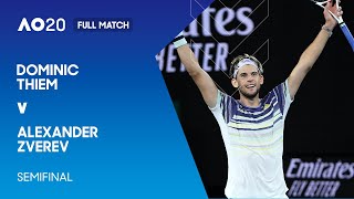Dominic Thiem v Alexander Zverev Full Match | Australian Open 2020 Semifinal