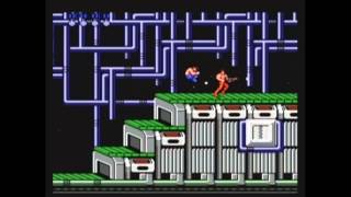 Contra NES Full Play Through With the Konami Code