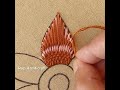 Bordado Basic Latest Flower fancy stitch /Hand Embroidery most easy florar design needle work