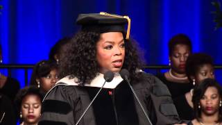 Oprah Winfrey Delivers Commencement Address to Class of 2012